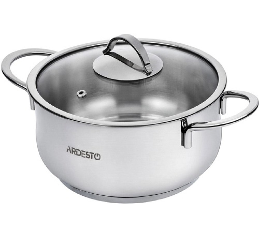Каструля Ardesto BlackMars 1.8л нерж ст кр AR0718S