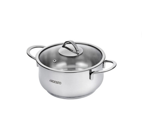 Каструля Ardesto BlackMars 2.3л нерж ст кр AR0723S