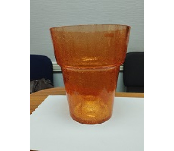 Орхідейниця скло К,14,004,16 D15cm 7188 помаранч