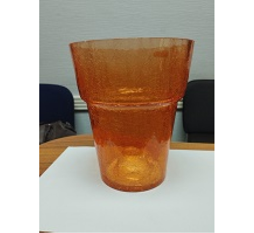 Орхідейниця скло К,14,004,16 D15cm 7188 помаранч