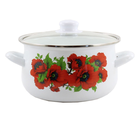 Каструля Турция Маки 3л d18 эмаль 6W