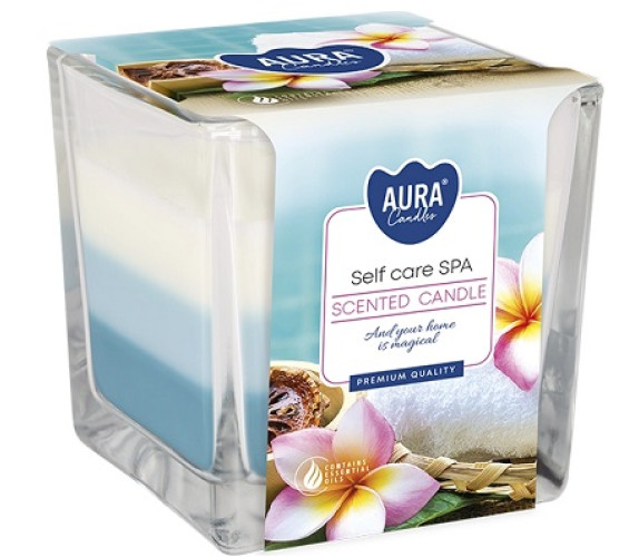 Свічка Bispol Арома 3сл у склі Self care Spa 27669 Свічка Bispol Арома 3сл у склі Self care Spa 27669