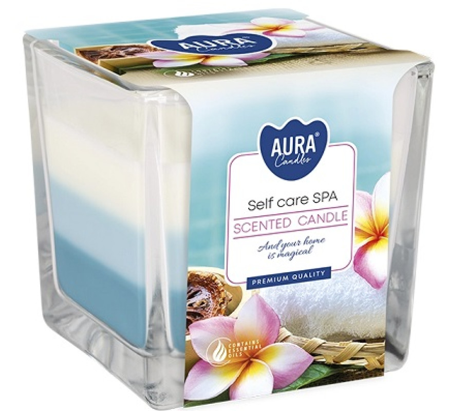Свічка Bispol Арома 3сл у склі Self care Spa 27669