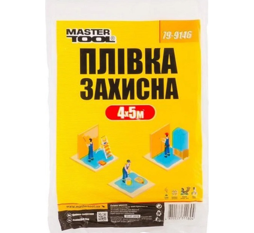 Плівка захисна Mastertool 20м 7мкр біла 79-146