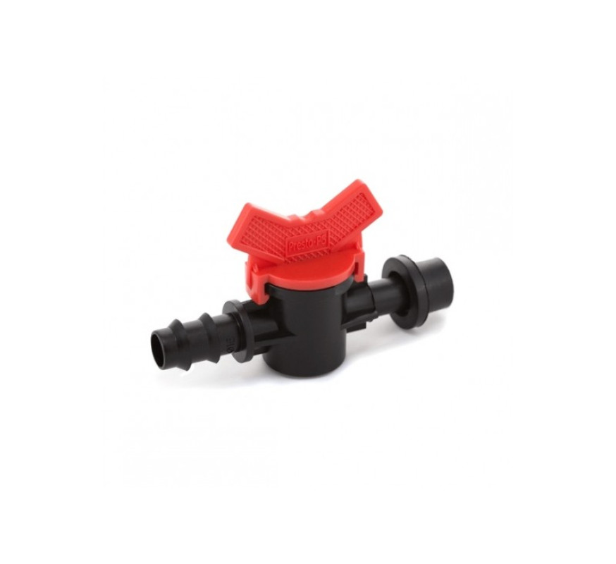 Кран стартовий з гумовою прок Presto-PS OV-0416-R