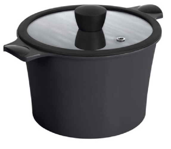 Каструля нерж Ringel Zitron Black 5.8л 2108-24/2BL