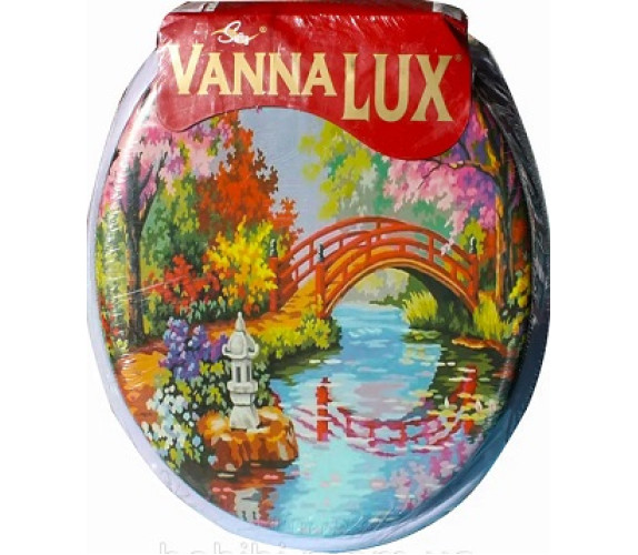 Кришка для унітаза м`яка Vanna Lux з малюнком