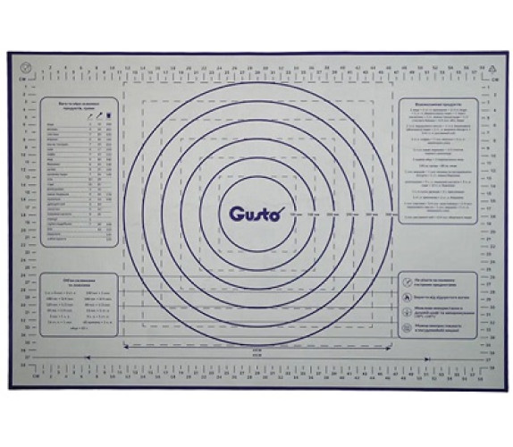 Килимок силікон Gusto 45х65см GT-4565-2 бузок