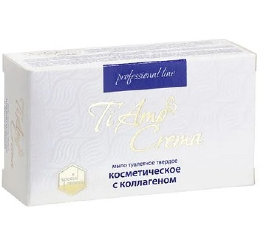 Мило туалетне тверде TiAmoCrema 115г колагеном