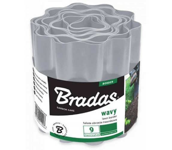 Бордюрна стрічка Bradas (15см-9м) св-сірOBFLGY0915