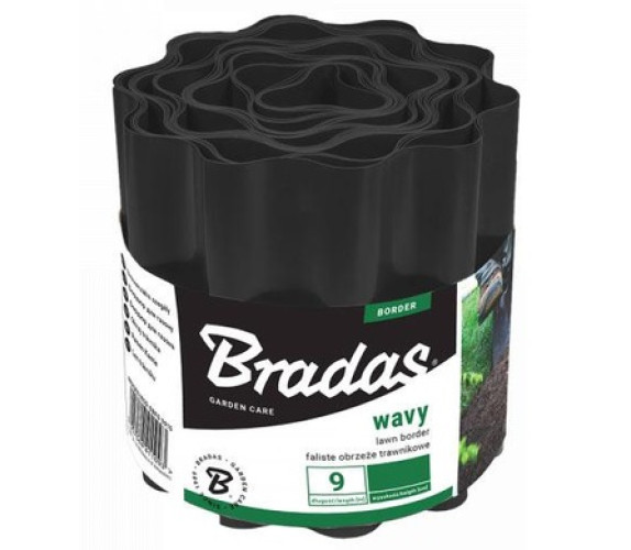 Бордюрна стрічка Bradas (15см-9м)чорний OBFBK0915
