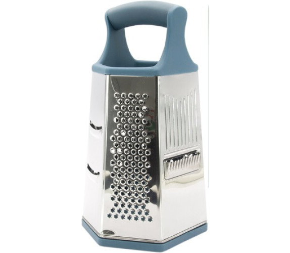 Тертка Lessner 10097 6-гранна нерж з пласт ручкою