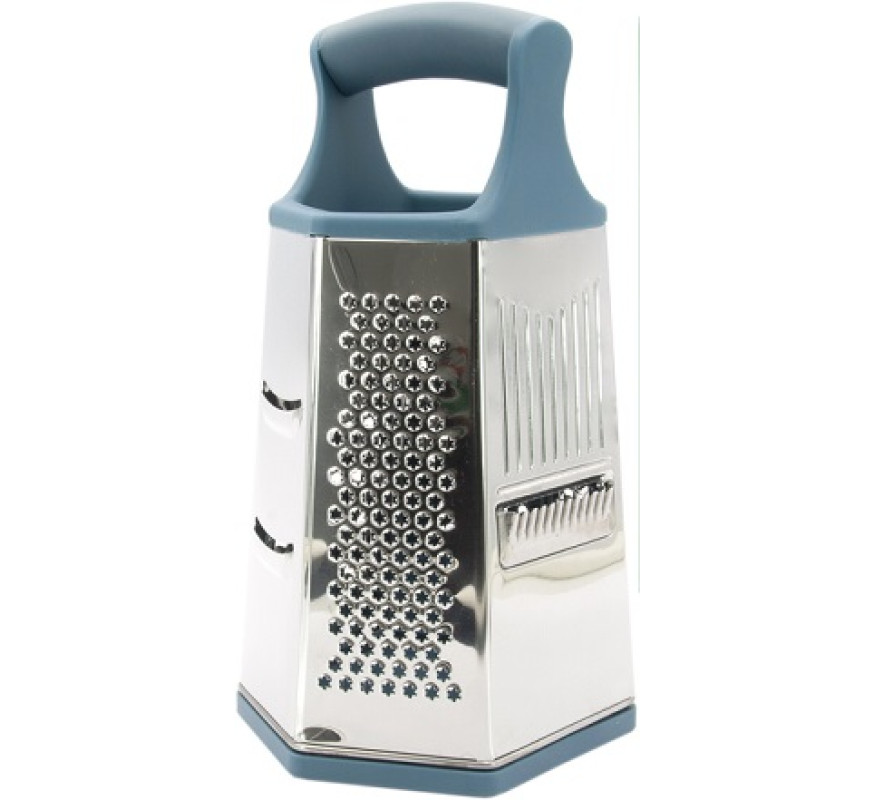 Тертка Lessner 10097 6-гранна нерж з пласт ручкою