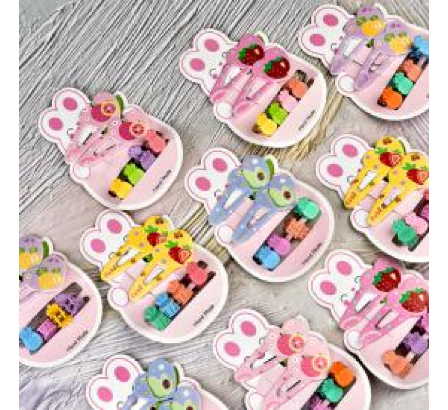 Аксесуари для волосся 6пр (4краб,2шп) WW02059