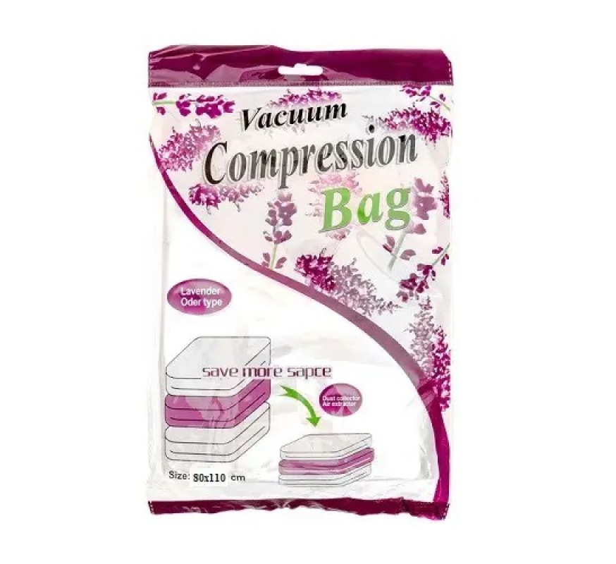 Вакуумний пакет для одягу 80*110 аромат R26097