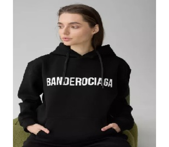 Худі чорна Бандера L