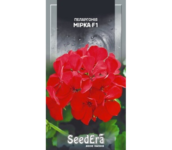 ,Квіти Пеларгонія Мирка F1 червона SE 5 шт
