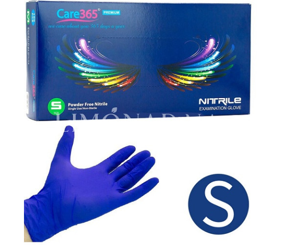 Рукавички Nitryle Care 365 блакитні 100шт S