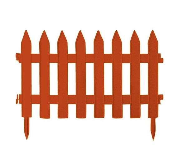 Огорожа сад Iplsu-R624 H-0.35м L-3,22м терракот
