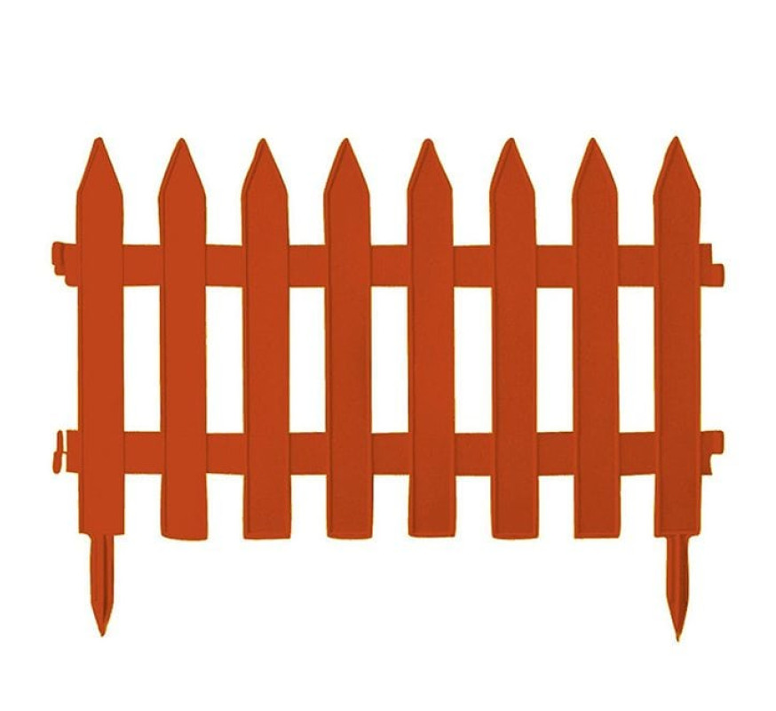 Огорожа сад Iplsu-R624 H-0.35м L-3,22м терракот