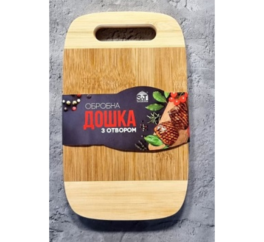Доcка бамбук СНТ 8859 c отверст 25*15*1,