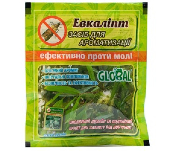 МІЛЬ Global Евкаліпт від молі 10шт