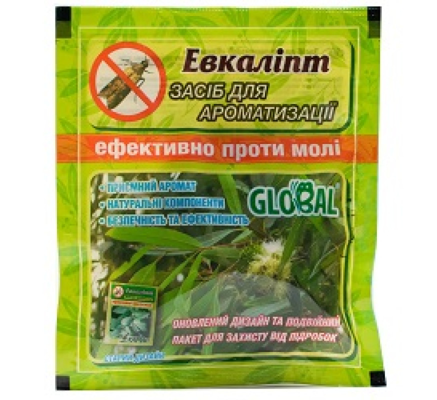 МІЛЬ Global Евкаліпт від молі 10шт