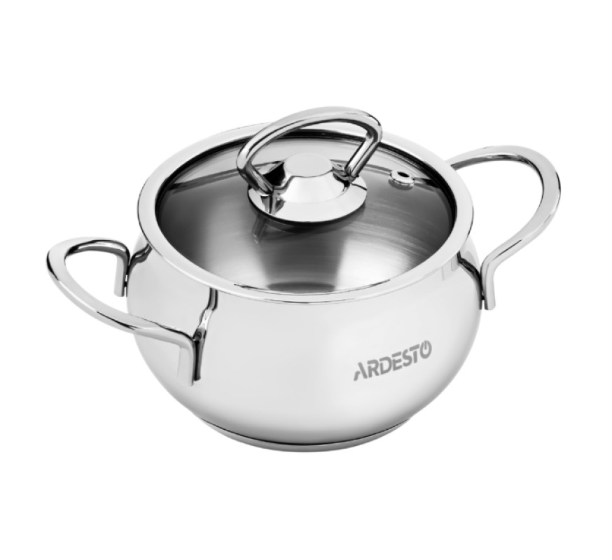 Каструля Ardesto BlackMars 1.1л нерж ст кр AR0706S
