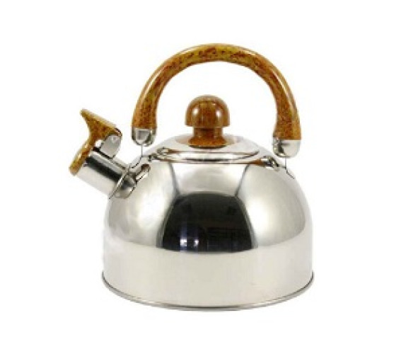 Чайник нерж Зауберг 2,0л ZB-001/2 корич ручка
