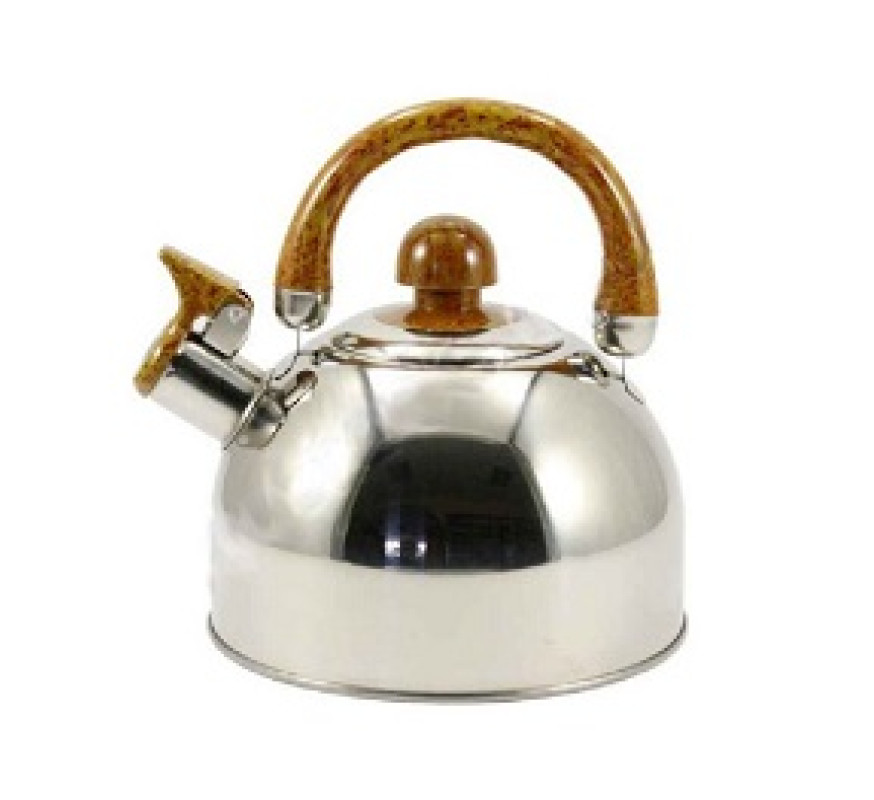Чайник нерж Зауберг 2,0л ZB-001/2 корич ручка