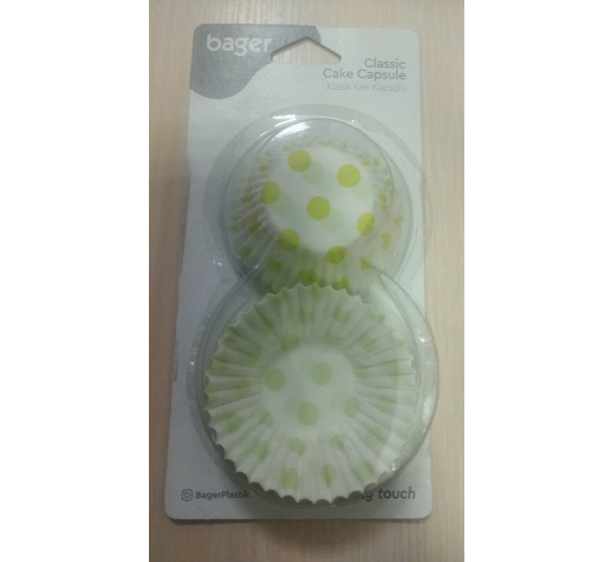 Форма для кекса папір Bager BG-224 80 шт на блист