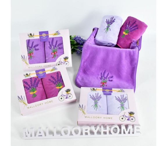 Рушник MallooryHome микроф 25*25 петля