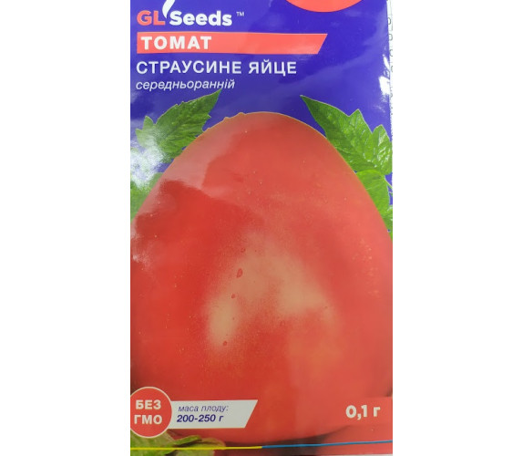 Томат Страусине яйце GL Seeds 0.1г Томат Страусине яйце GL Seeds 0.1г