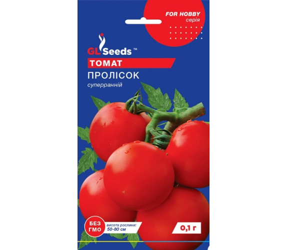 Томат Пролісок GL Seeds 0,1 г Томат Пролісок GL Seeds 0,1 г