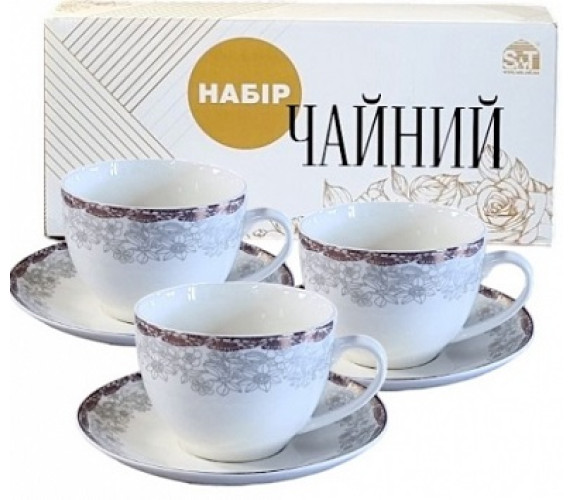 Сервіз чайний SNT 12 пр Бернадот 1753-15 в короб
