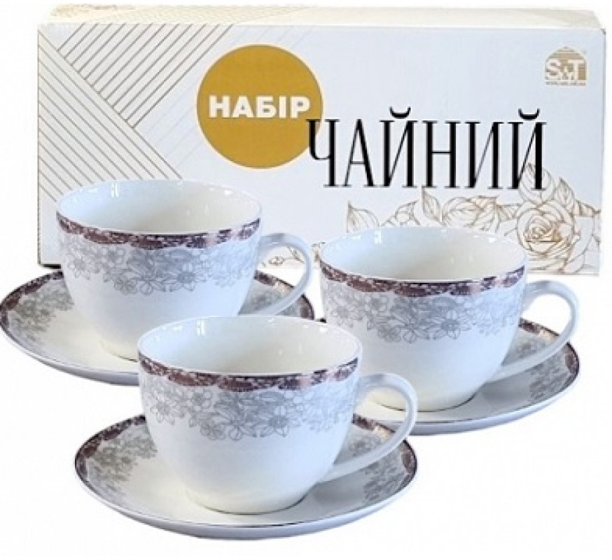 Сервіз чайний SNT 12 пр Бернадот 1753-15 в короб