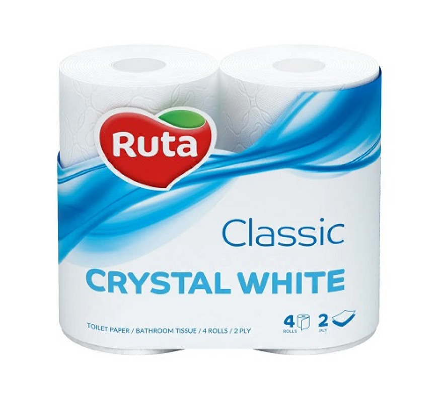 Туалетний папір RUTA Classic 4 шт/уп