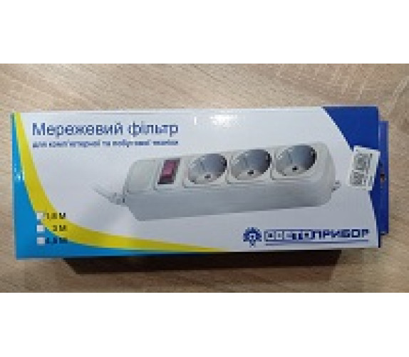 Мережевий фільтр *светоприбор*  2144 3гн 4,5м