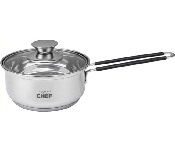 Ківш нерж Bravo Chef Safran 14cм с кришкою
