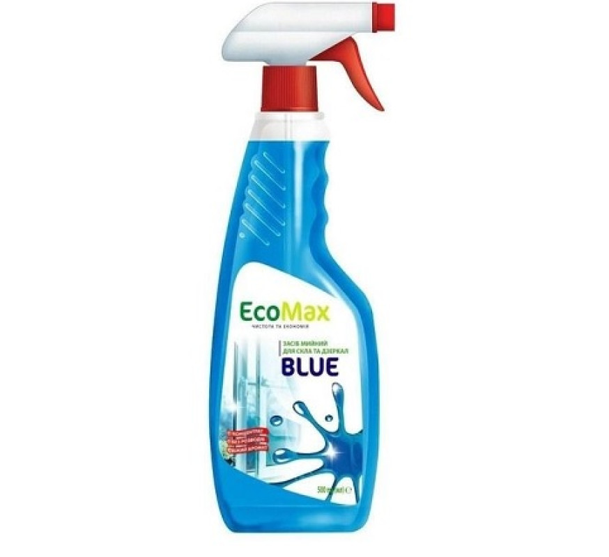 Средство д/мытья стек Ecomax Blue 500 мл