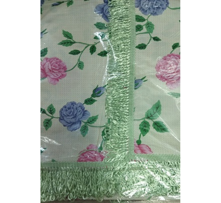 Скатертина клейончата 140*220 бахрома ПВХ