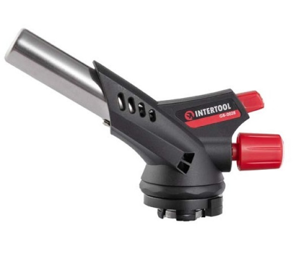 Газовий пальник Intertool з п'єзо GB-0028 150мм