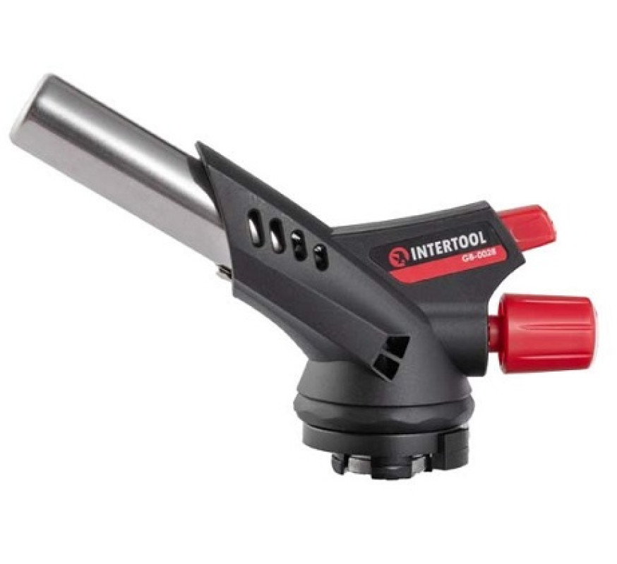Газовий пальник Intertool з п'єзо GB-0028 150мм