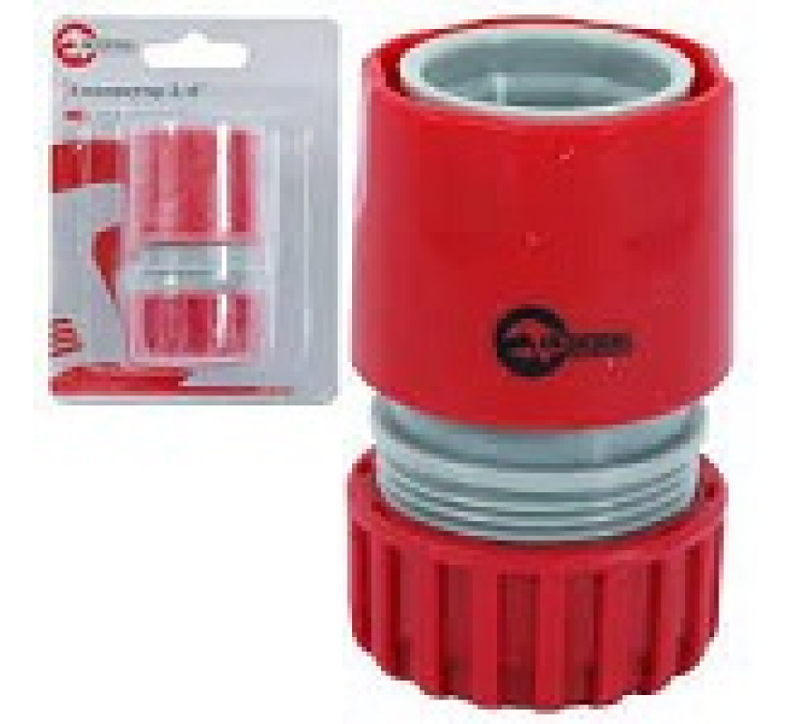Коннектор Intertool GE-1021 3/4 с акваст