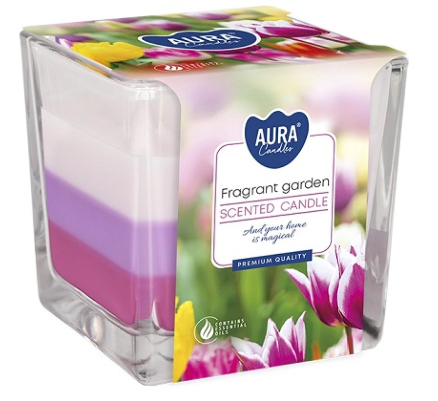 Свічка Bispol Арома 3сл у склі Fra garden 27635