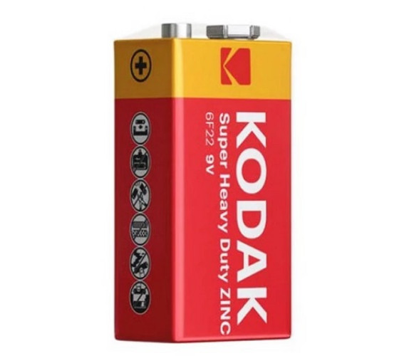 Батарейки крона Kodak 6F22