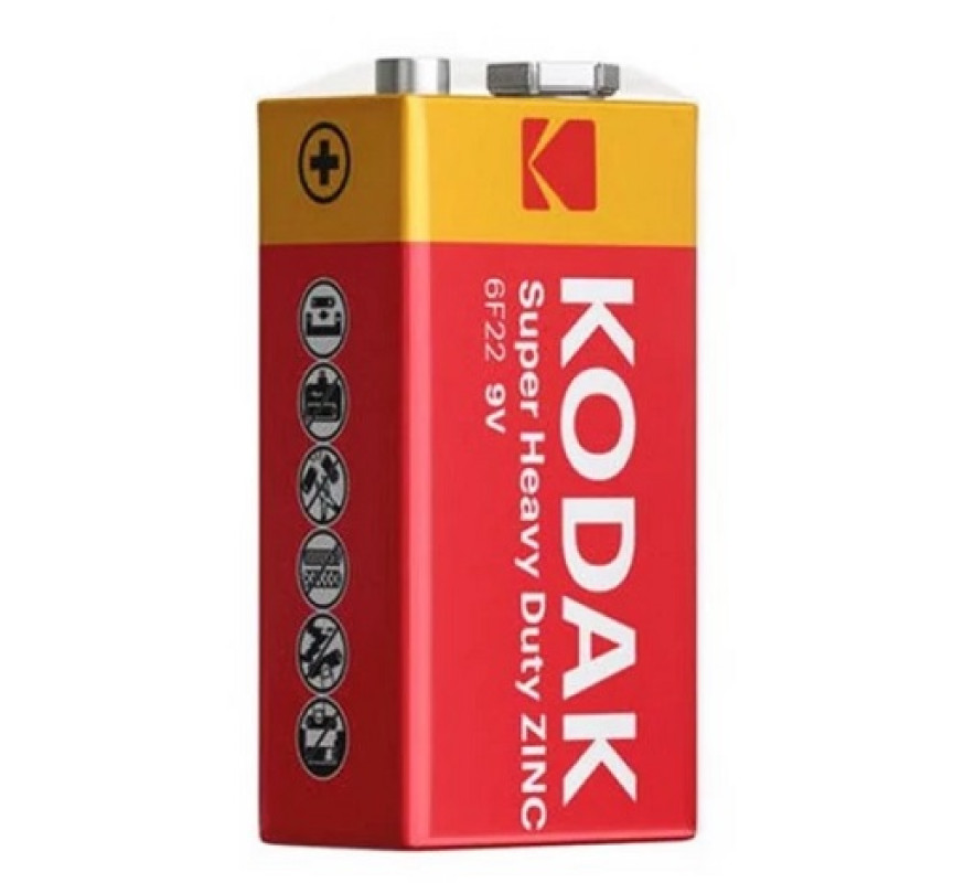 Батарейки крона Kodak 6F22