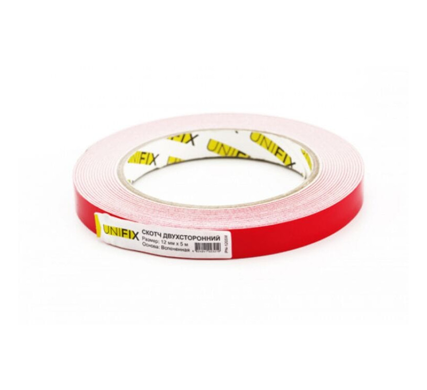 Скотч двостор UNIFIX 15мм*5м автом PN-1505
