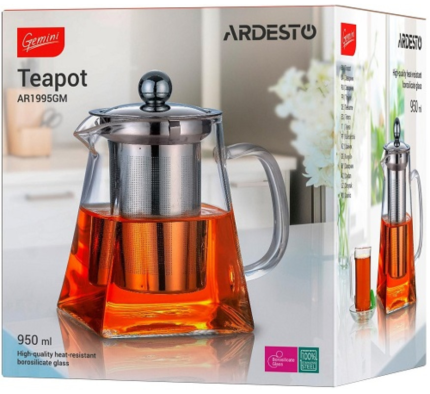 Заварник Ardesto Gemini Roma 0,950 л AR1995GM