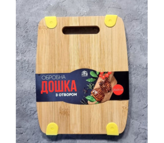 Дошка СНТ бамбук/сілікон з отвором 8850 30*20*1,7 Дошка СНТ бамбук/сілікон з отвором 8850 30*20*1,7